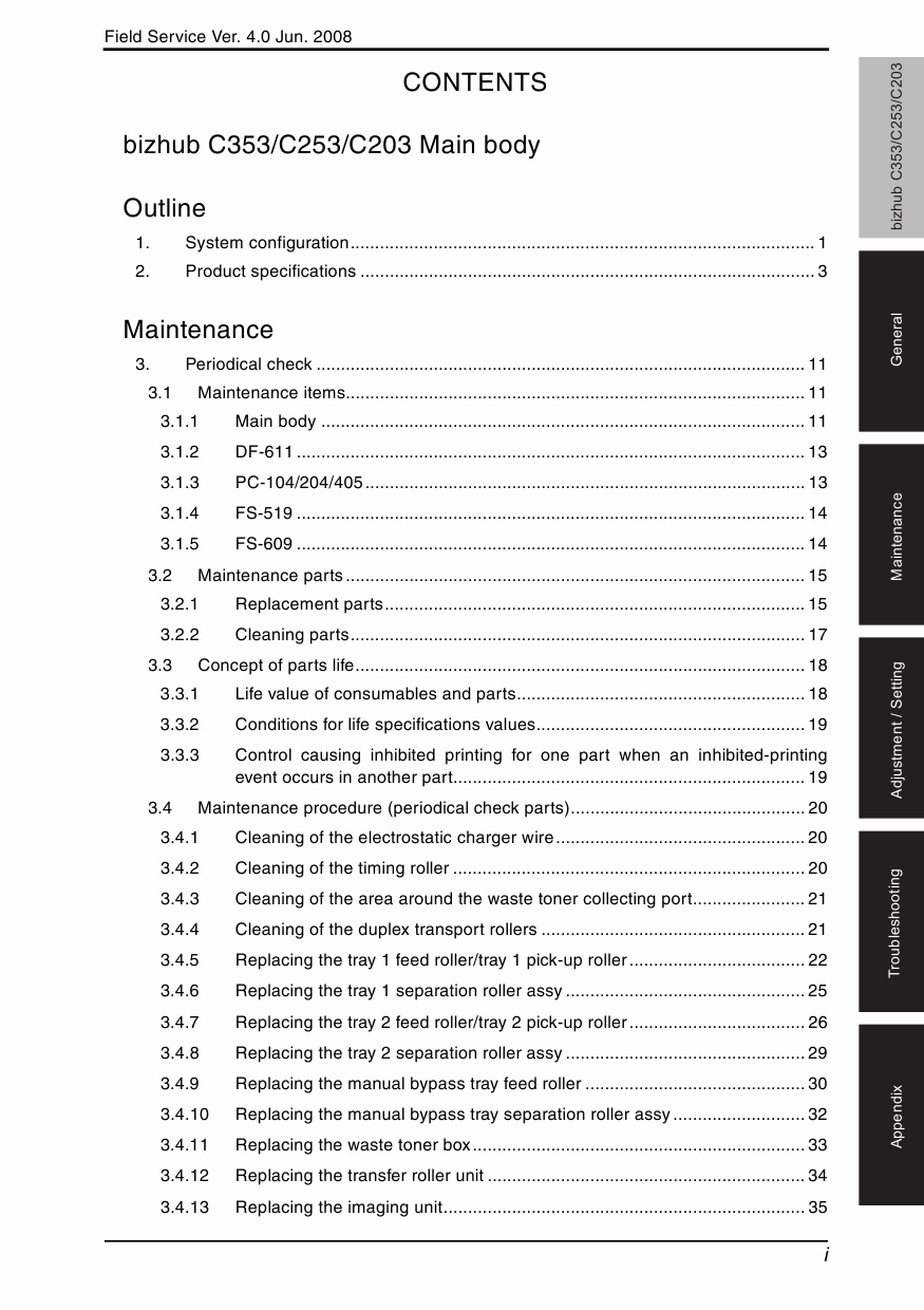 Konica-Minolta bizhub C203 C253 C353 FIELD-SERVICE Service Manual-2